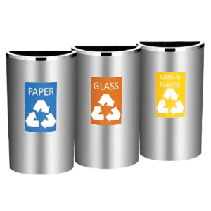 Stainless Steel Semi Round Bin